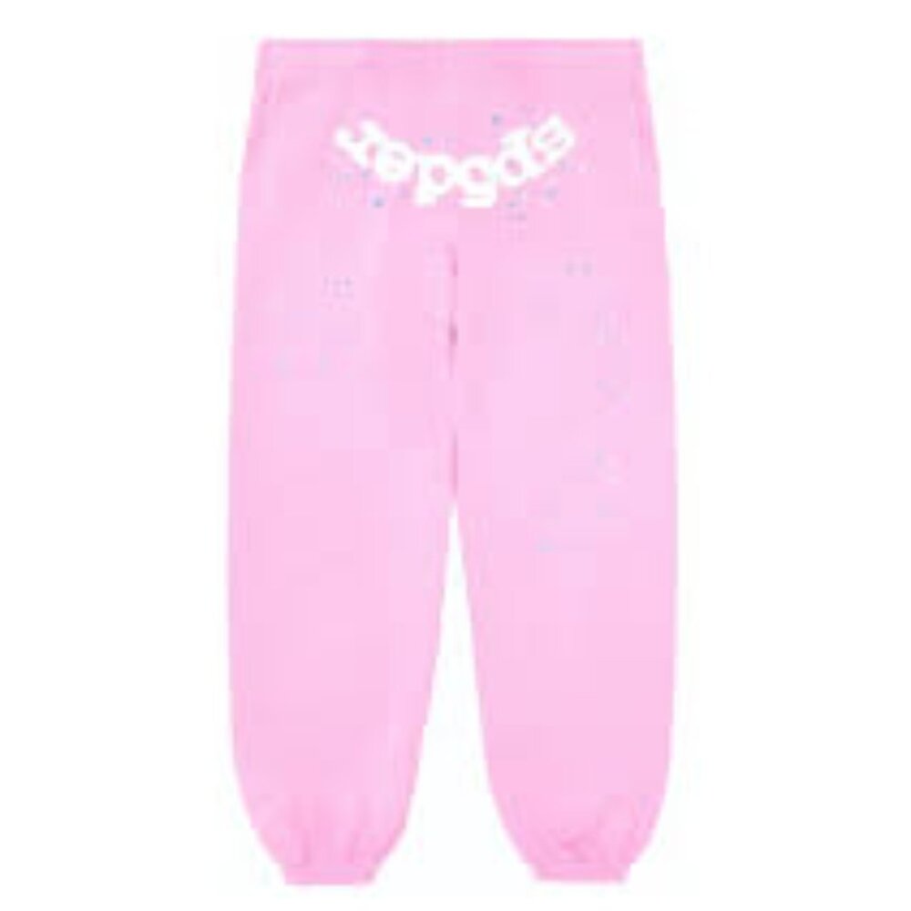 Sp5der Web Sweatpants Pink